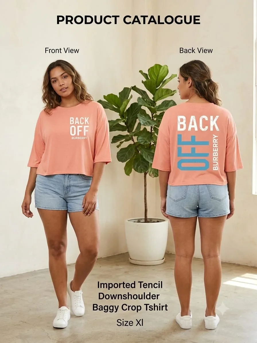 Back Off Graphic T-Shirt — Pink XL wholesale