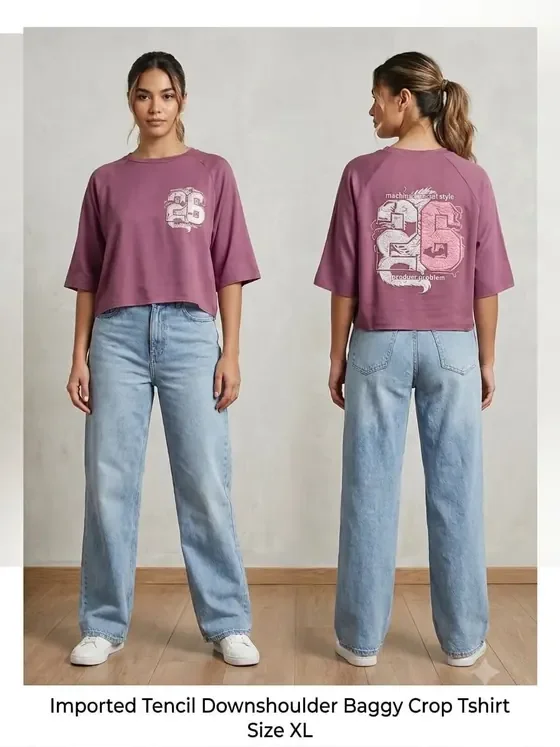 Imported Graphic T-Shirt — Purple wholesale