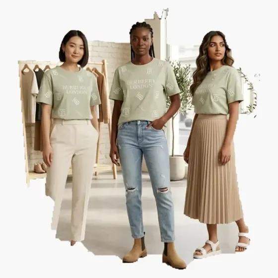 Sage Coordinated Graphic Tee wholesale